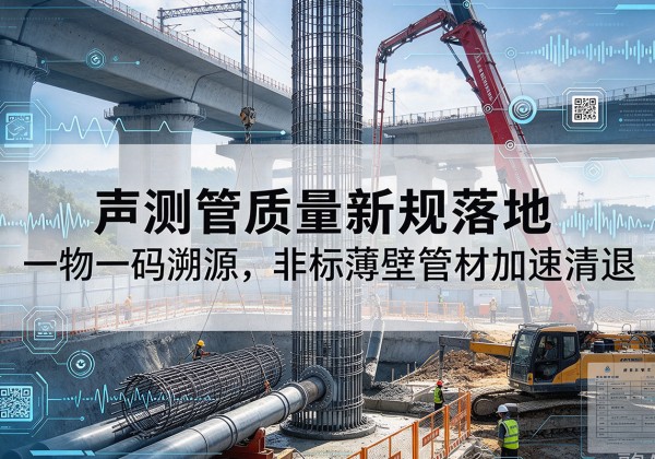 晋中声测管质量新规落地，一物一码溯源，非标薄壁管材加速清退